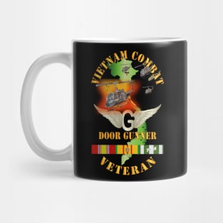 Vietnam Combat Vet  Door Gunner - Air Assault  w Fire w VN SVC Mug